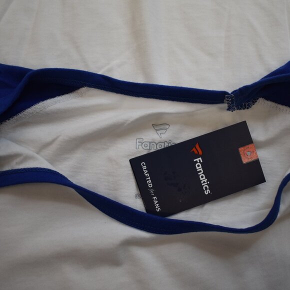 Fanatics Womens Plus Size MLB Los Angeles Dodgers Raglan Shirt New 1X, 2X, 3X,4X - Picture 4 of 4